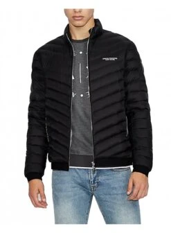 Armani Exchange Down Jacket Black Black