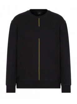 Armani Exchange Embossed Sweatshirt Black Black
