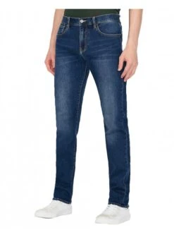 Armani Exchange Slim Fit Stone Indigo Wash Jeans Indigo Denim Indigo Denim