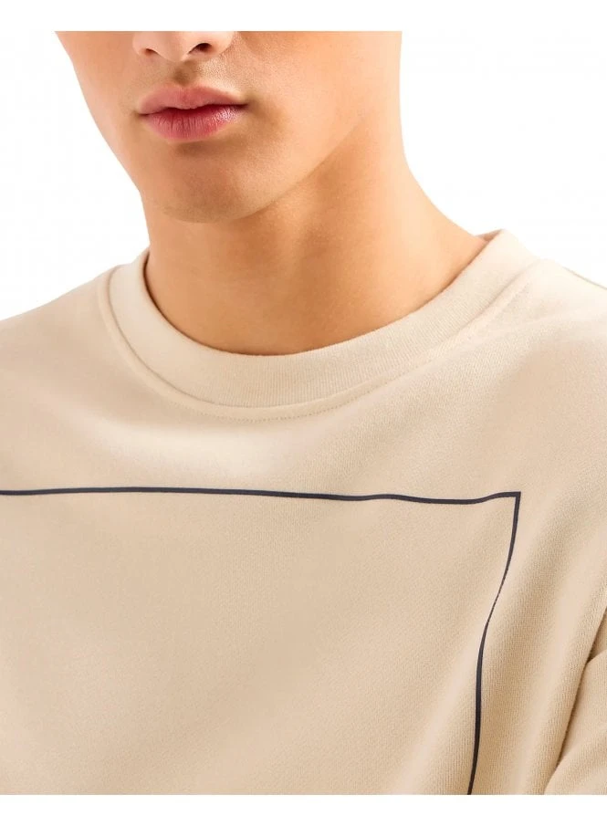 Armani Exchange Sweatshirt Fog Beige Fog - Image 2