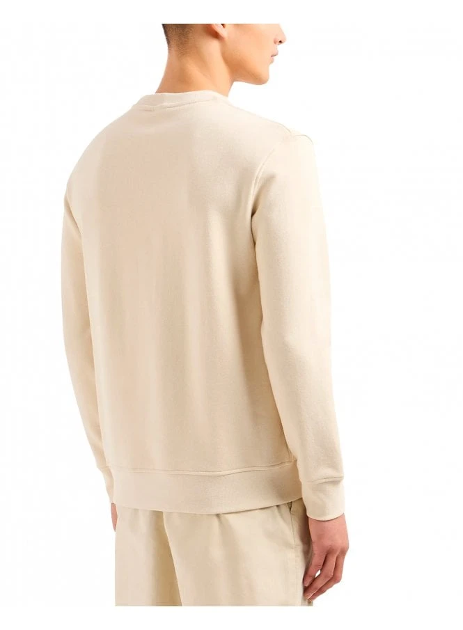 Armani Exchange Sweatshirt Fog Beige Fog - Image 3