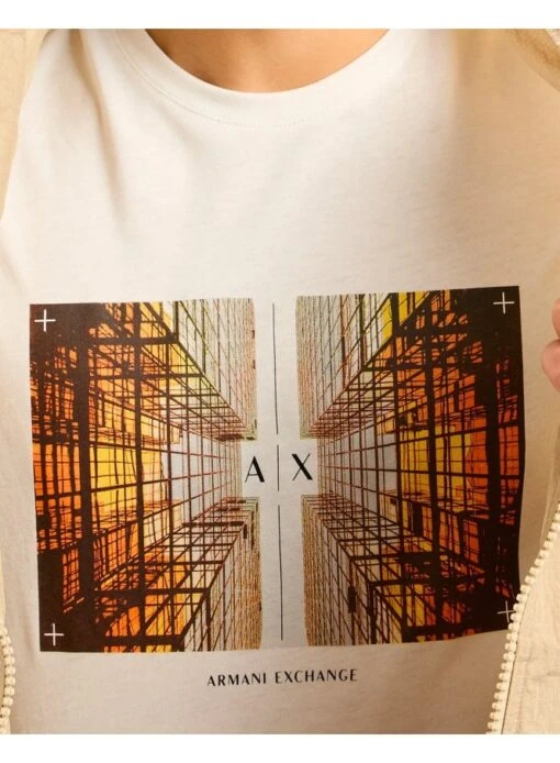 Armani Exchange Tshirt Off White Off White - Image 2