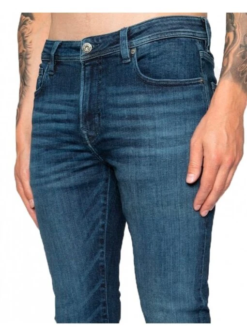 DML Flextreem Performance Stretch Skinny Fit Denim Dark Wash Dark Wash - Image 2