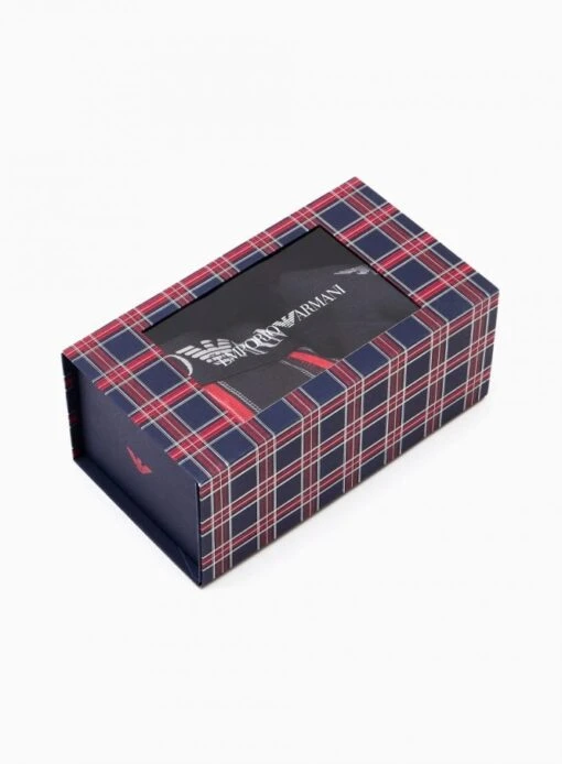 Emporio Armani Gift Box Trunk And Socks Ltd Edt Scozzese/marine Scozzese/marine - Image 2