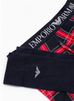Emporio Armani Gift Box Trunk And Socks Ltd Edt Scozzese/marine Scozzese/marine -Quality Fashion Clothing Store emporio armani gift box trunk and socks ltd edt scozzese marine p11972 15443 medium