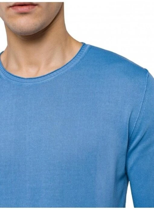 Faded Effect Sweater - Sky Blue Sky Blue - Image 2