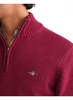 Gant Casual Cotton Half Zip Plumped Red Plumped Red -Quality Fashion Clothing Store gant casual cotton half zip plumped red p11985 15279 medium