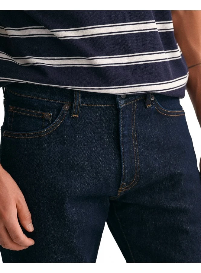 Gant Slim Dark Jeans Dark Blue Dark Blue - Image 3