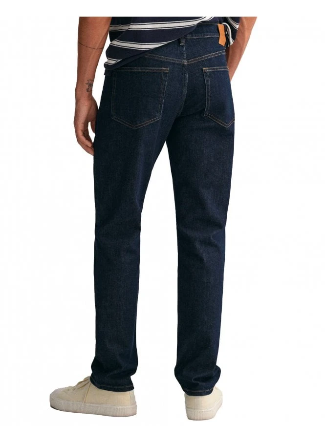Gant Slim Dark Jeans Dark Blue Dark Blue - Image 4