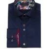 Guide London Long Sleeve Detail Cutaway Collar Shirt Navy Navy -Quality Fashion Clothing Store guide london long sleeve detail cutaway collar shirt navy p12372 16410 medium