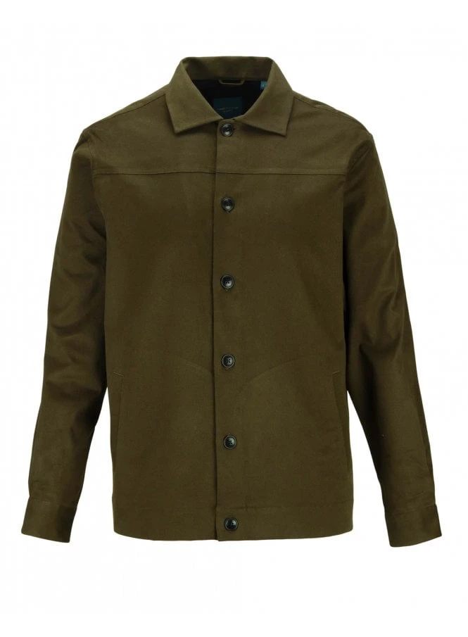 Guide London Smart Cotton Jacket Olive Olive
