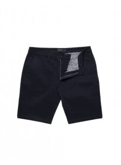 Guide London Super Stretch Chino Shorts Navy Navy