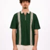 Palmes Luca Zip Polo Green -Quality Fashion Clothing Store image 100