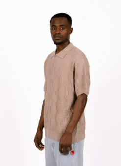 Obey Alfred Polo Sweater Silver Grey -Quality Fashion Clothing Store image 1027