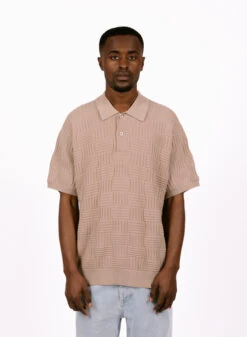 Obey Alfred Polo Sweater Silver Grey -Quality Fashion Clothing Store image 1028