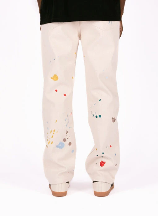 The New Originals Freddy Paint Jeans White Alyssum