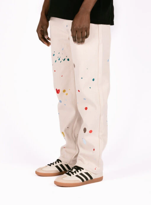 The New Originals Freddy Paint Jeans White Alyssum - Image 2