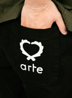 Arte Poage Back Heart Pants Black -Quality Fashion Clothing Store image 1044