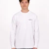 Olaf Hussein OLAF Waves Together LS Tee Optical White -Quality Fashion Clothing Store image 1045