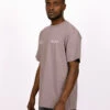 Olaf Hussein Dual Logo Tee Stone Grey -Quality Fashion Clothing Store image 1050