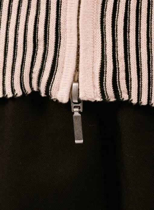 Obey Onyx Cardigan Oyster Grey Multi - Image 5