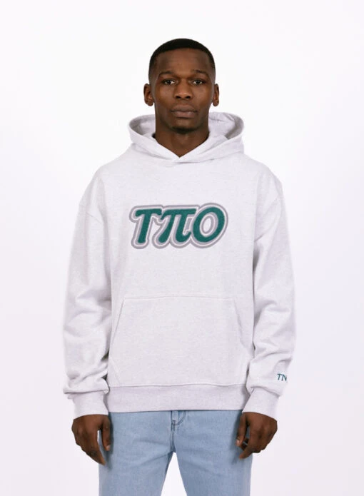 The New Originals Varsity Hoodie Grey Melange - Image 2
