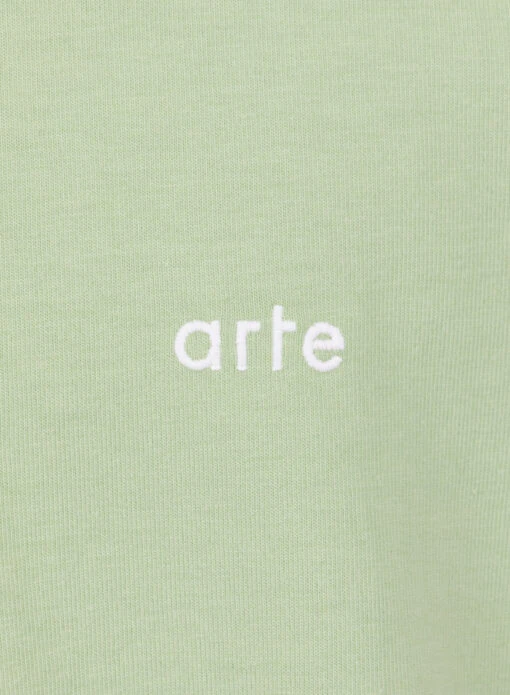 Arte Teo Back Runner T-shirt Green - Image 4