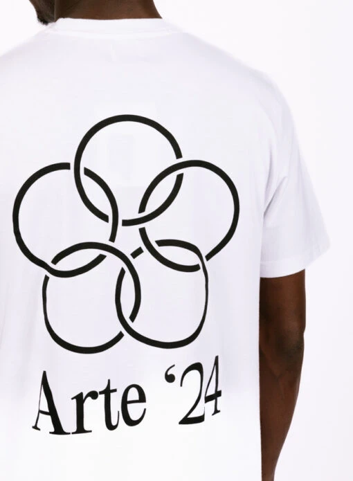 Arte Teo Back Rings T-shirt White - Image 3