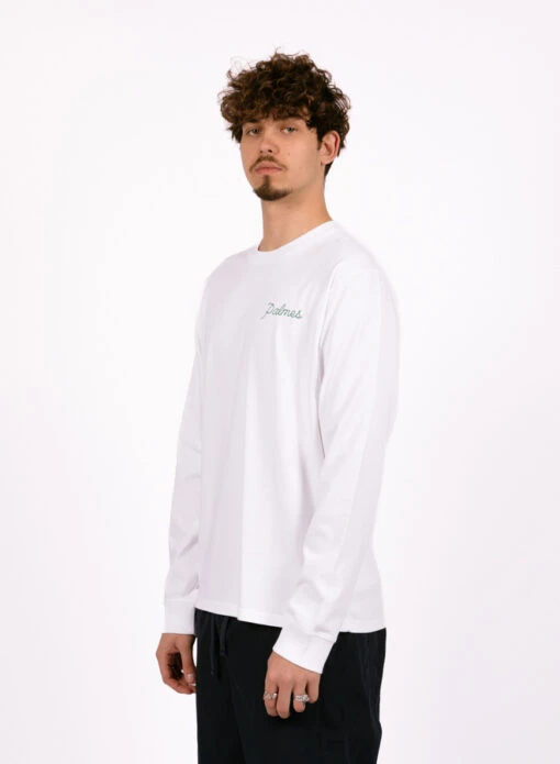 Palmes Sunset LS T-Shirt White