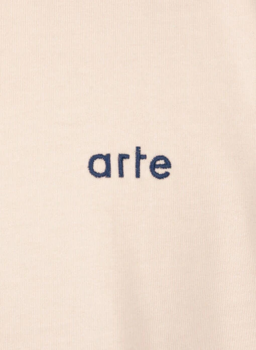 Arte Teo Back Rings T-shirt Cream - Image 4
