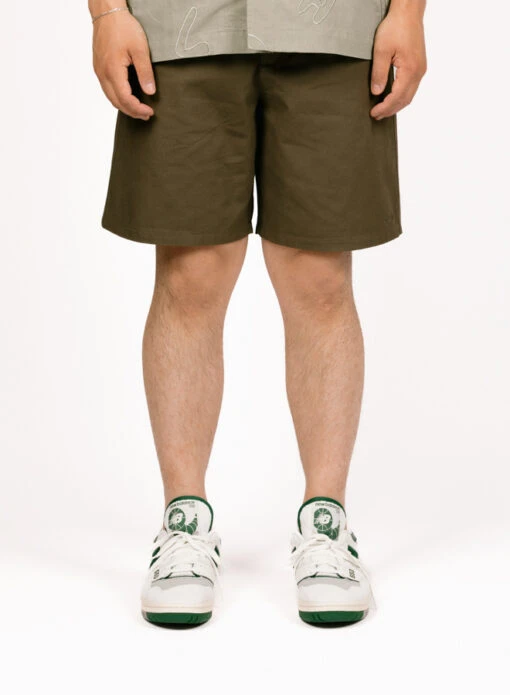 Olaf Hussein Embro Shorts Brown - Image 2