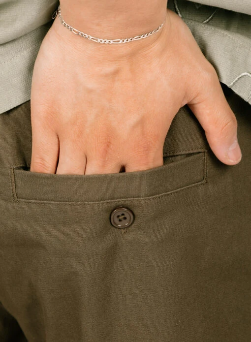 Olaf Hussein Embro Shorts Brown - Image 3