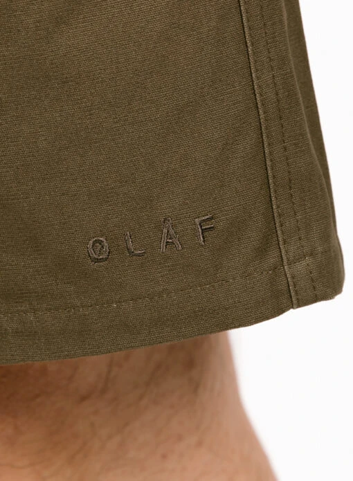 Olaf Hussein Embro Shorts Brown - Image 4