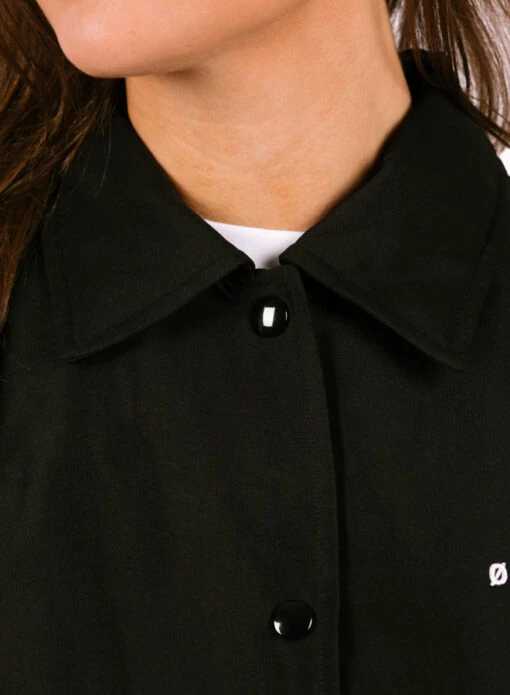 Olaf Hussein WMN Cropped Jacket Black - Image 2