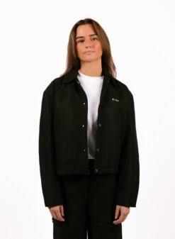 Olaf Hussein WMN Cropped Jacket Black -Quality Fashion Clothing Store image 1187