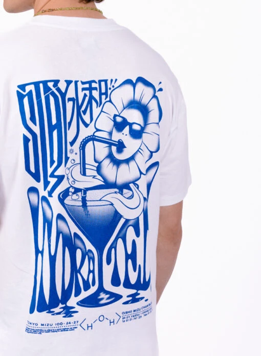 Edwin Stay Hydrated T-Shirt White