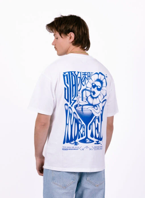 Edwin Stay Hydrated T-Shirt White - Image 2