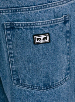 Obey Bigwig Baggy Denim Light Indigo -Quality Fashion Clothing Store image 1207
