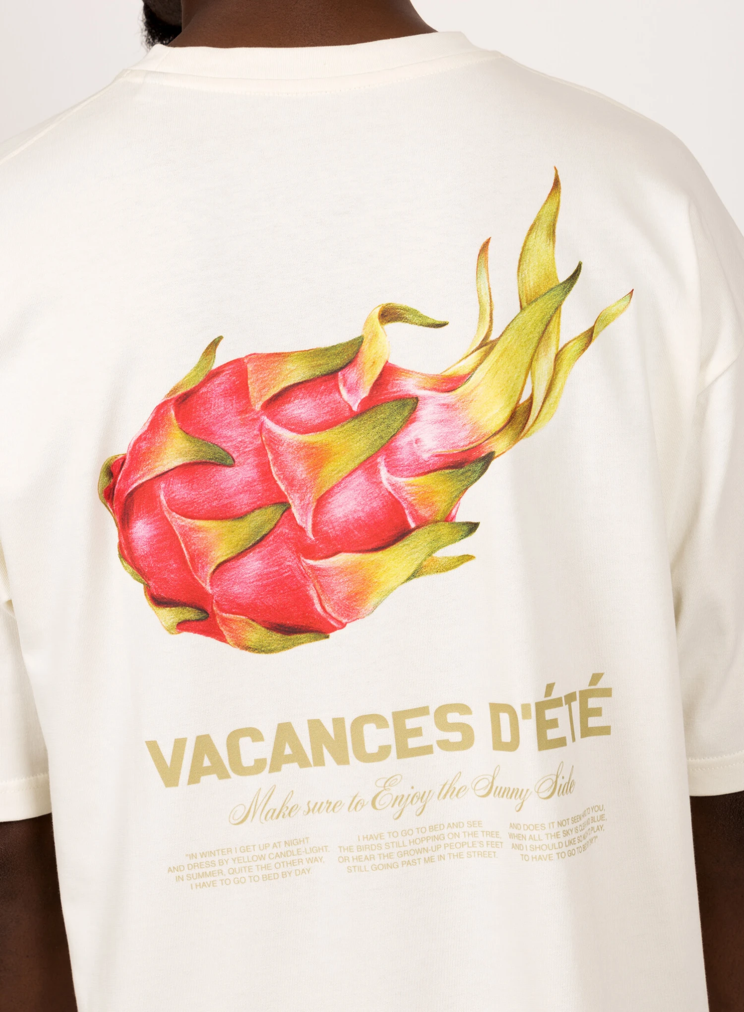 GRAIL X Bad Habits Social Club Tee Coco White - Image 3