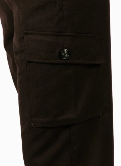 Olaf Hussein WMN Tailored Cargo Pants Brown - Image 6
