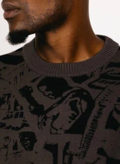 Daily Paper Hogba Sweater Ash Grey/Black