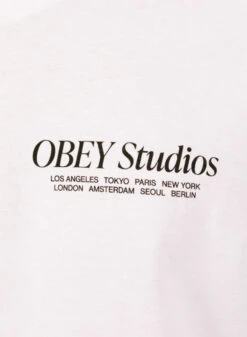 Obey Studios Classic T-shirt White