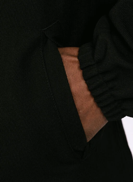 Olaf Hussein Coach Jacket Black - Image 5