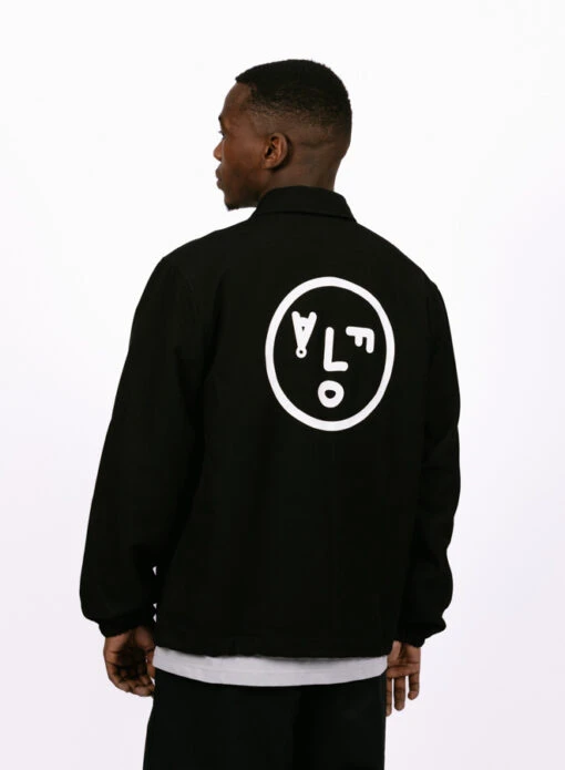 Olaf Hussein Coach Jacket Black - Image 6