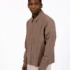 Wax London Eldon Jacket Seersucker Taupe -Quality Fashion Clothing Store image 1449