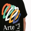 Arte Teo Back Hearts T-shirt Black -Quality Fashion Clothing Store image 1461