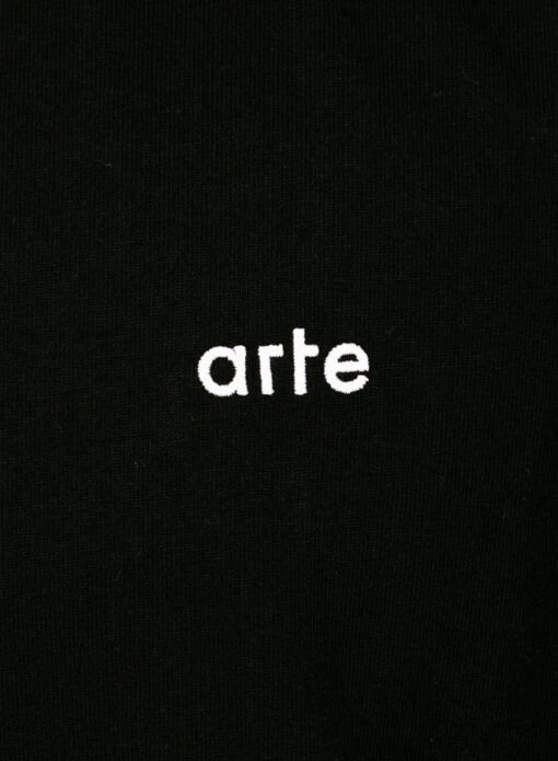 Arte Teo Back Hearts T-shirt Black - Image 4