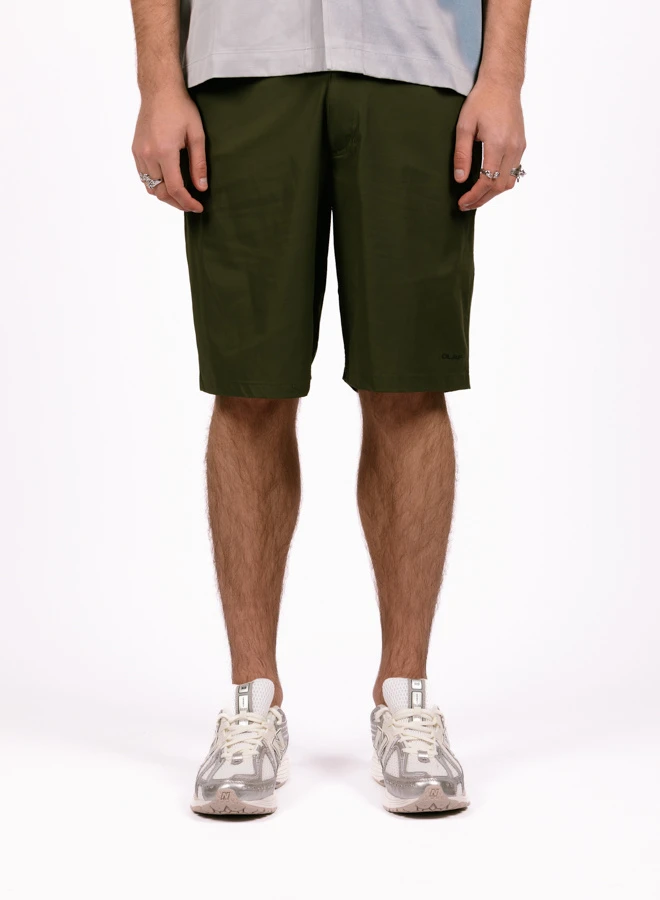 Olaf Hussein Nylon Shorts Pewter - Image 3