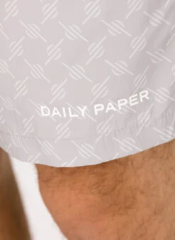 Daily Paper Sleet Grey Kato Monogram Swimshorts -Quality Fashion Clothing Store image 1640