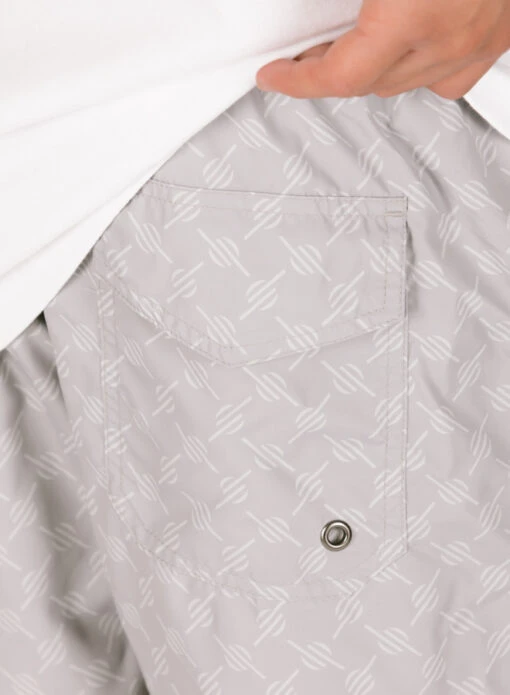 Daily Paper Sleet Grey Kato Monogram Swimshorts - Image 5